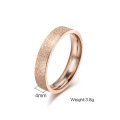 Heißer verkaufender einzigartiger Verlobungsring, matte einzigartige Rose Gold Verlobungsringe Schmuck